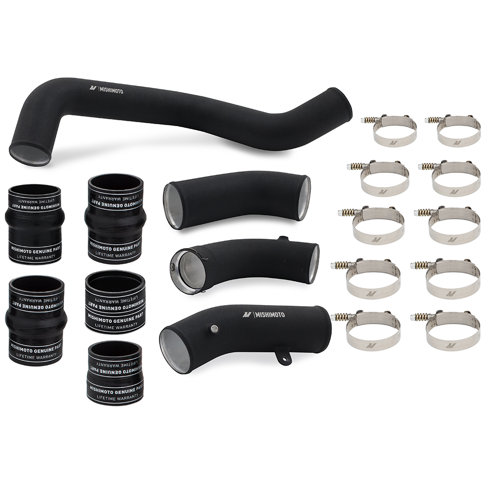 Mishimoto — Mishimoto 17-19 GM 6.6L L5P Intercooler Pipe + Boot Kit Wrinkle Black
IC Pipe and Boot Kit - view 7